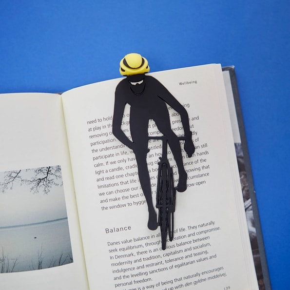 Cyclist Bookmark