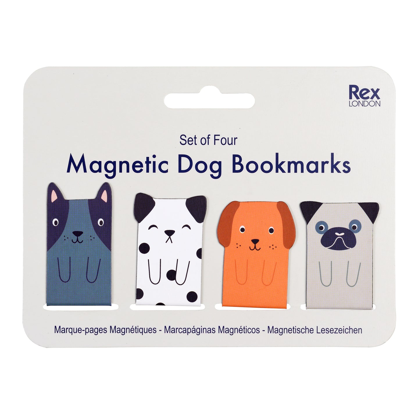 Magnetic Dog Bookmarks (set of 4)