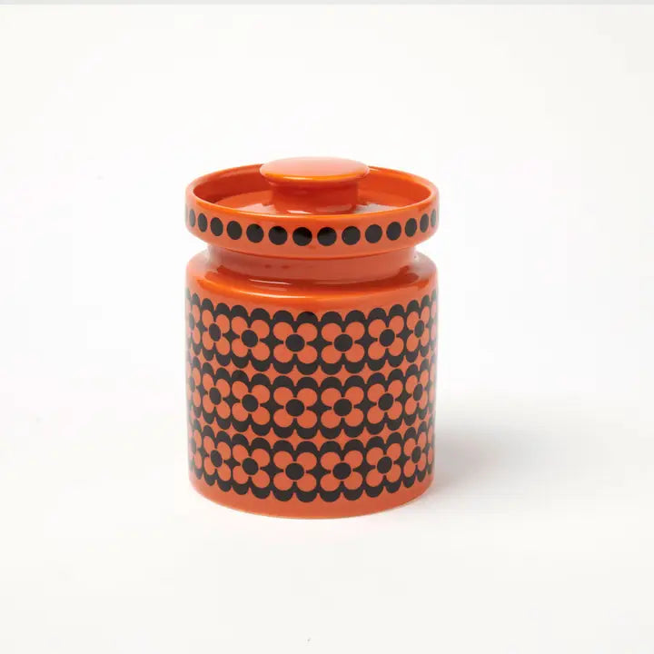 Magpie x Hornsea Orange Repeat Flower Mini Jar