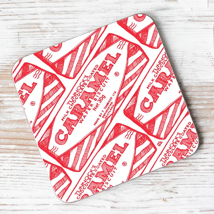 Tunnock's Caramel Wafer Repeat Coaster