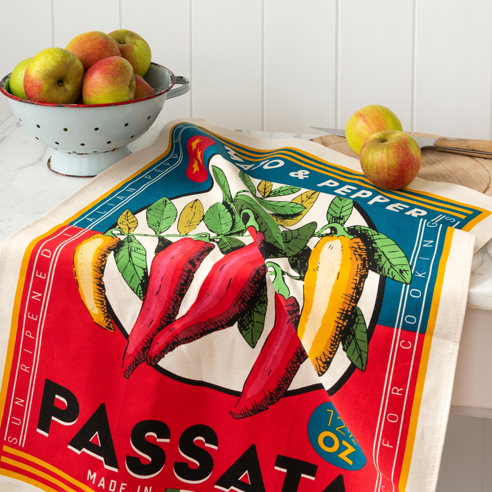 Vintage Passata Print Tea Towel - ad&i