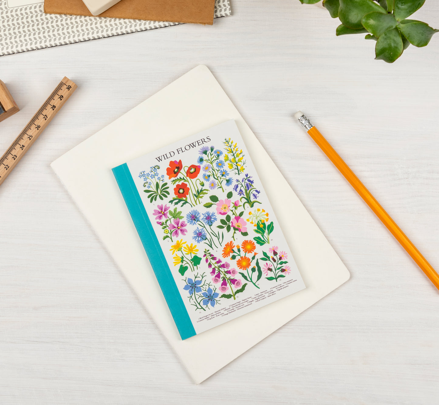 Wild Flowers A6 Notebook