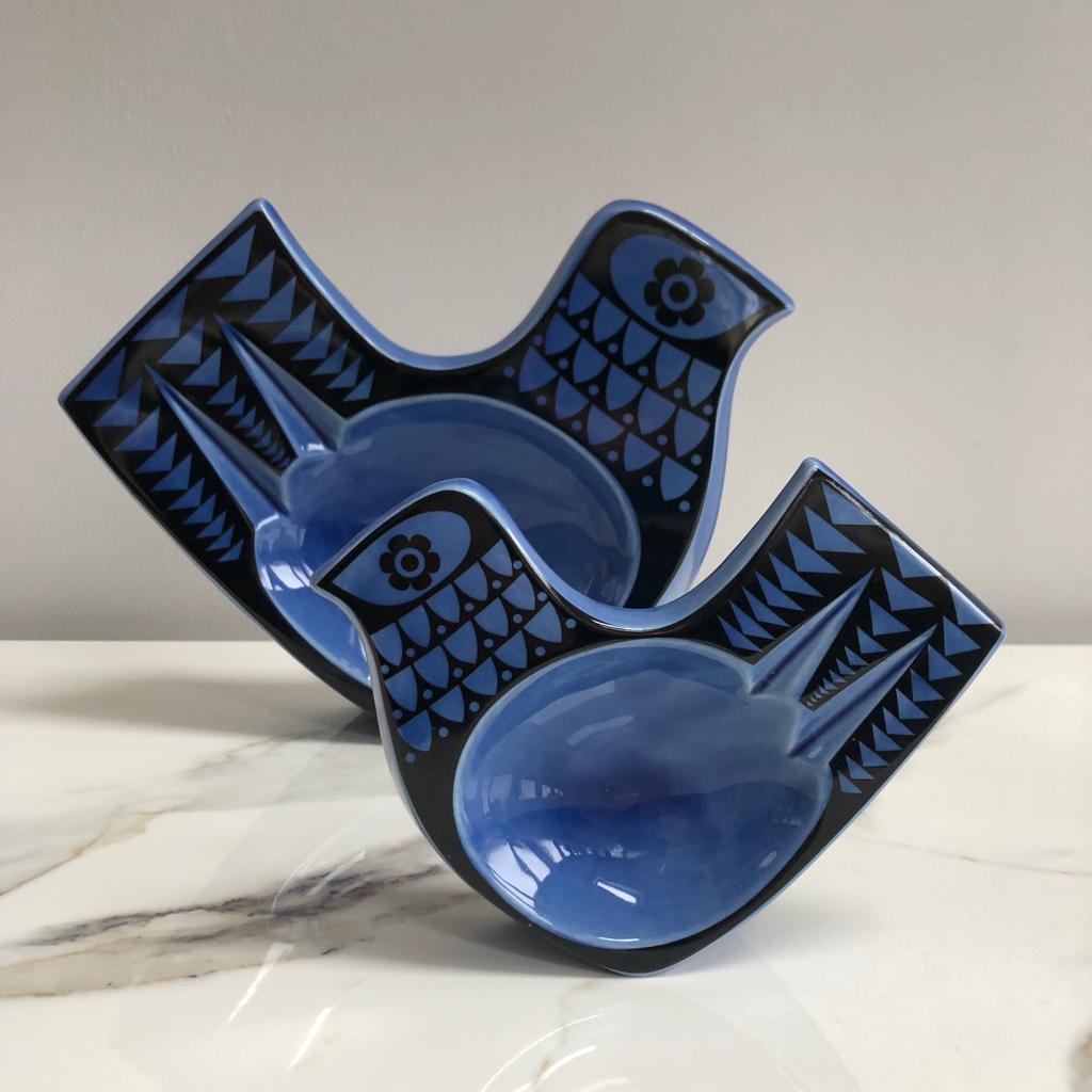 Magpie x Hornsea Small Blue Bird Dish - ad&i